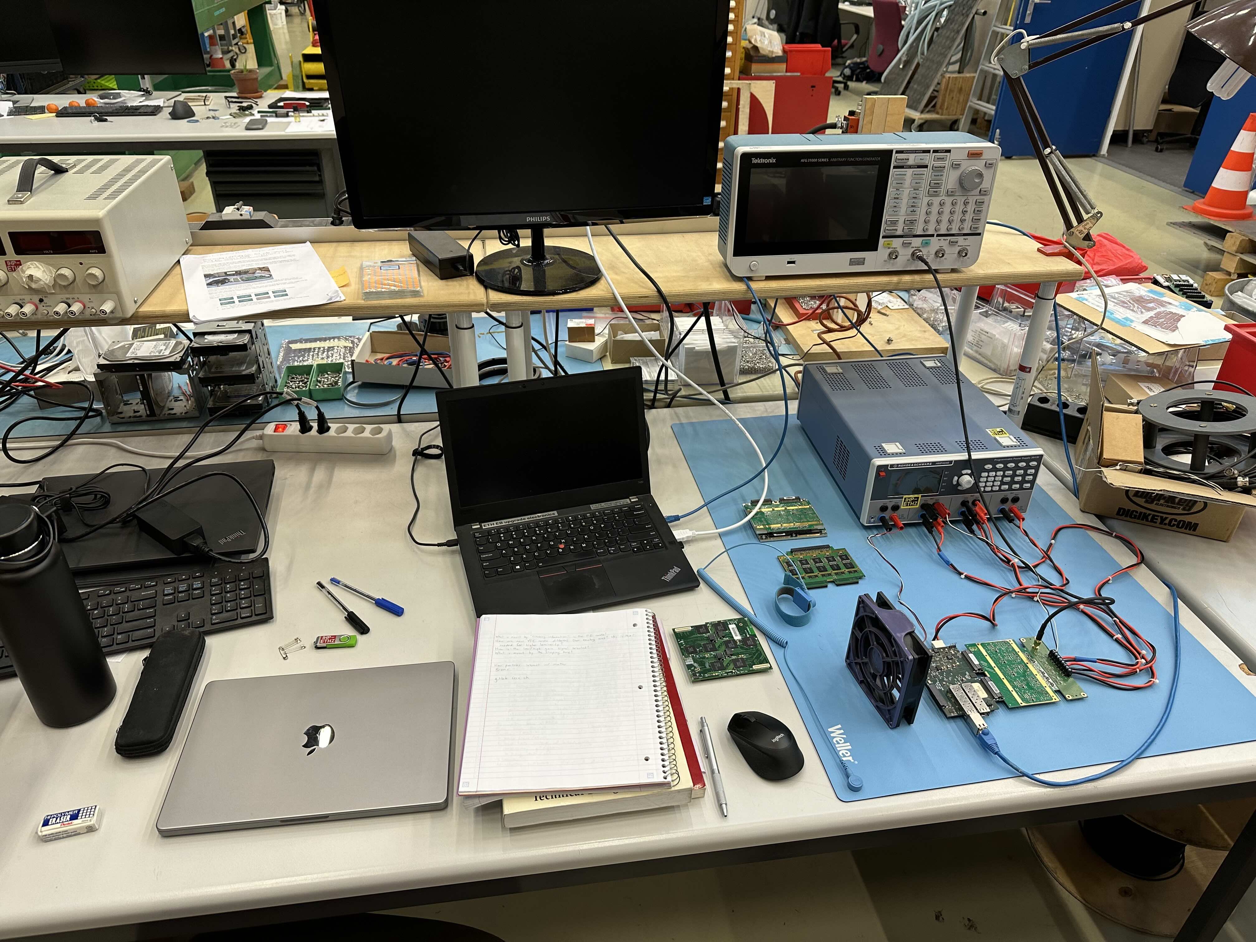 CERN Lab Bench