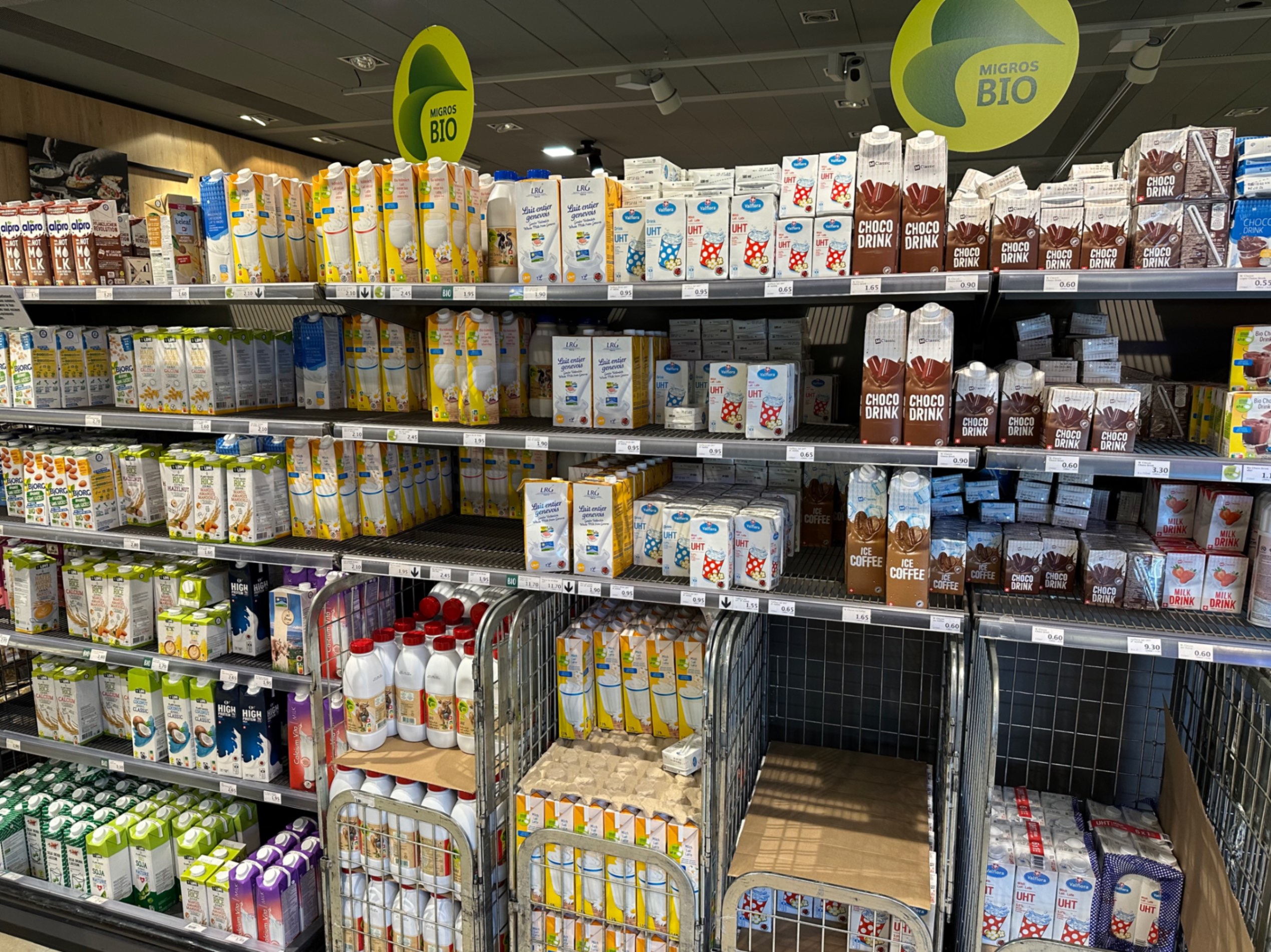 Milk on a Shelf