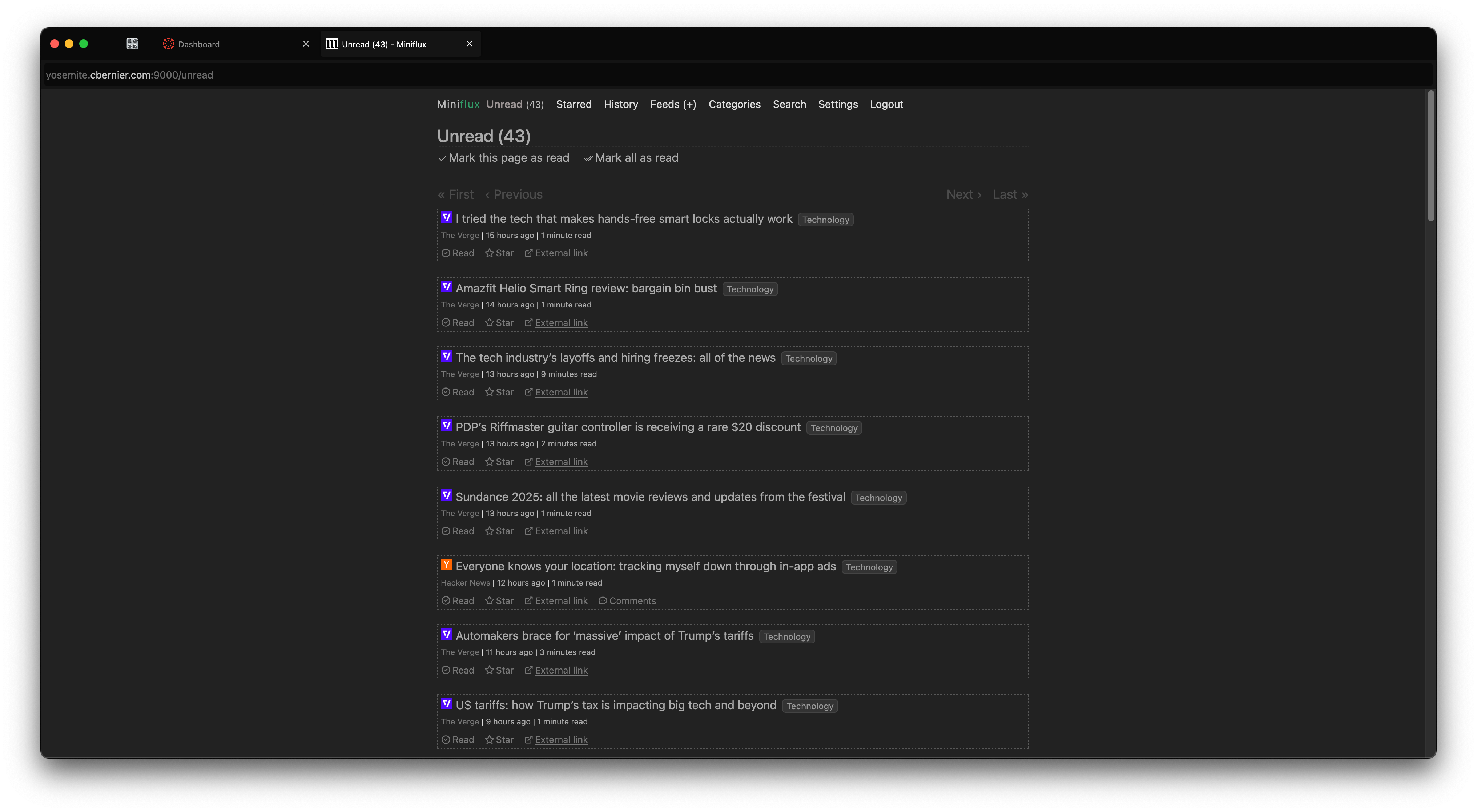 New RSS Reader