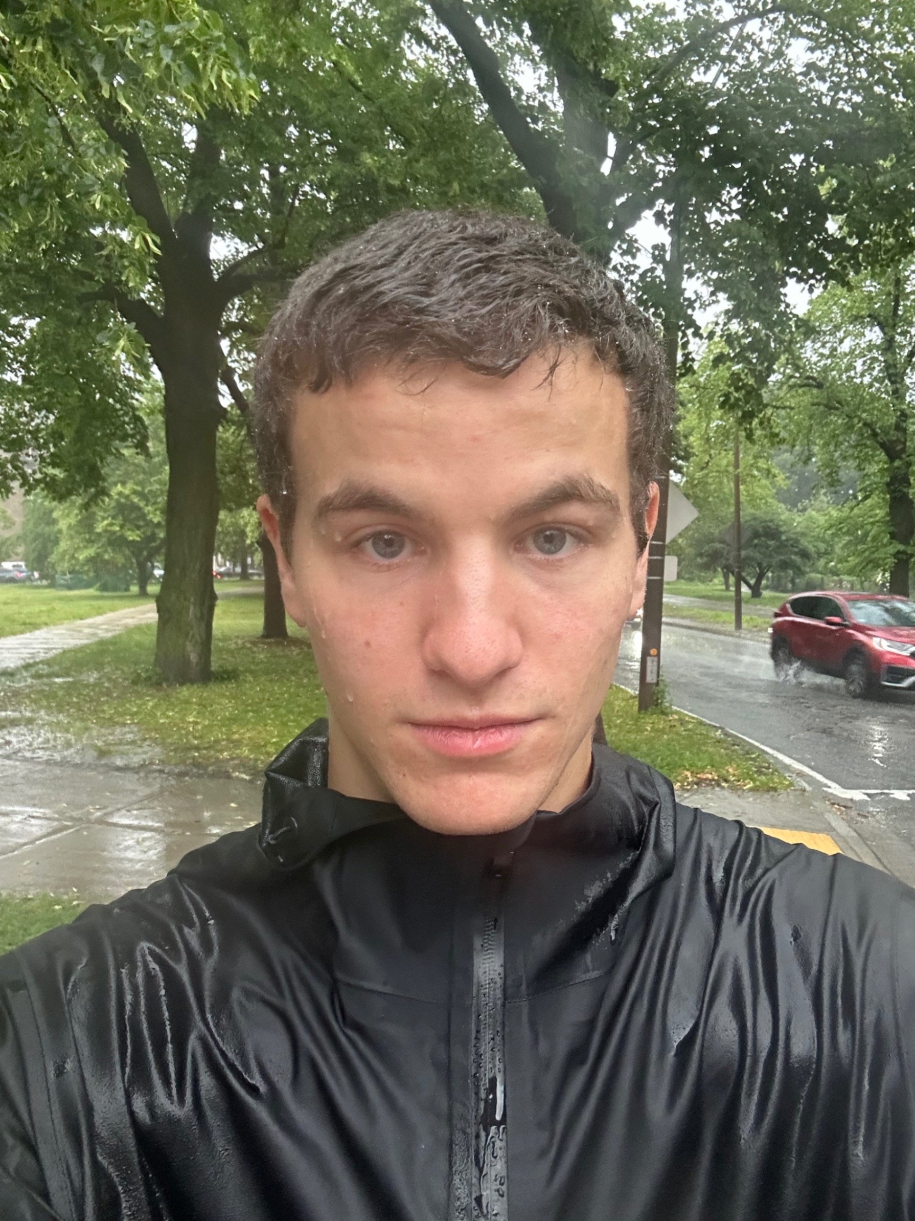 Not-so-waterproof jacket