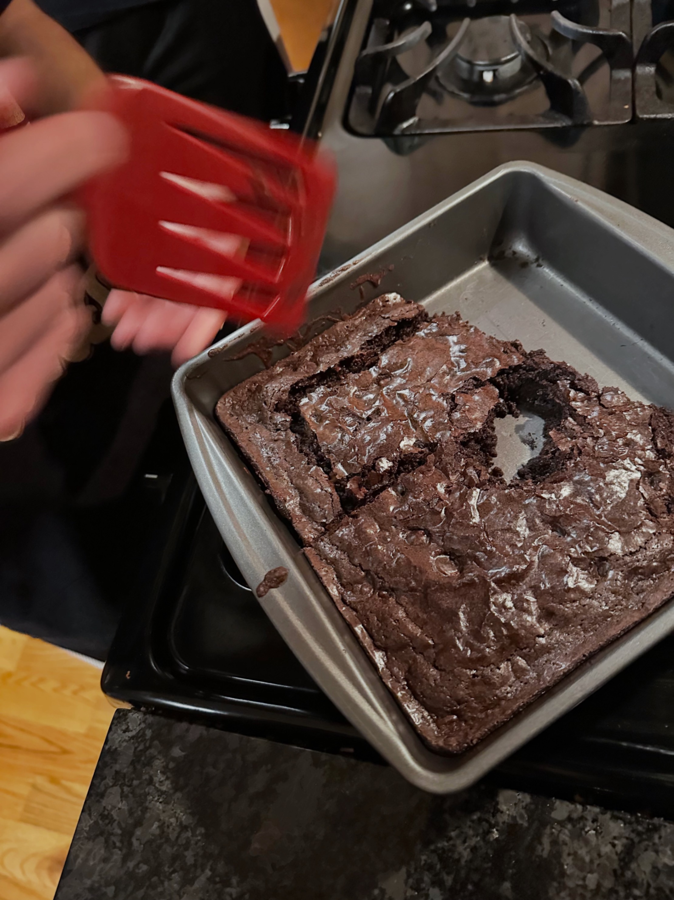Criminal brownie piece