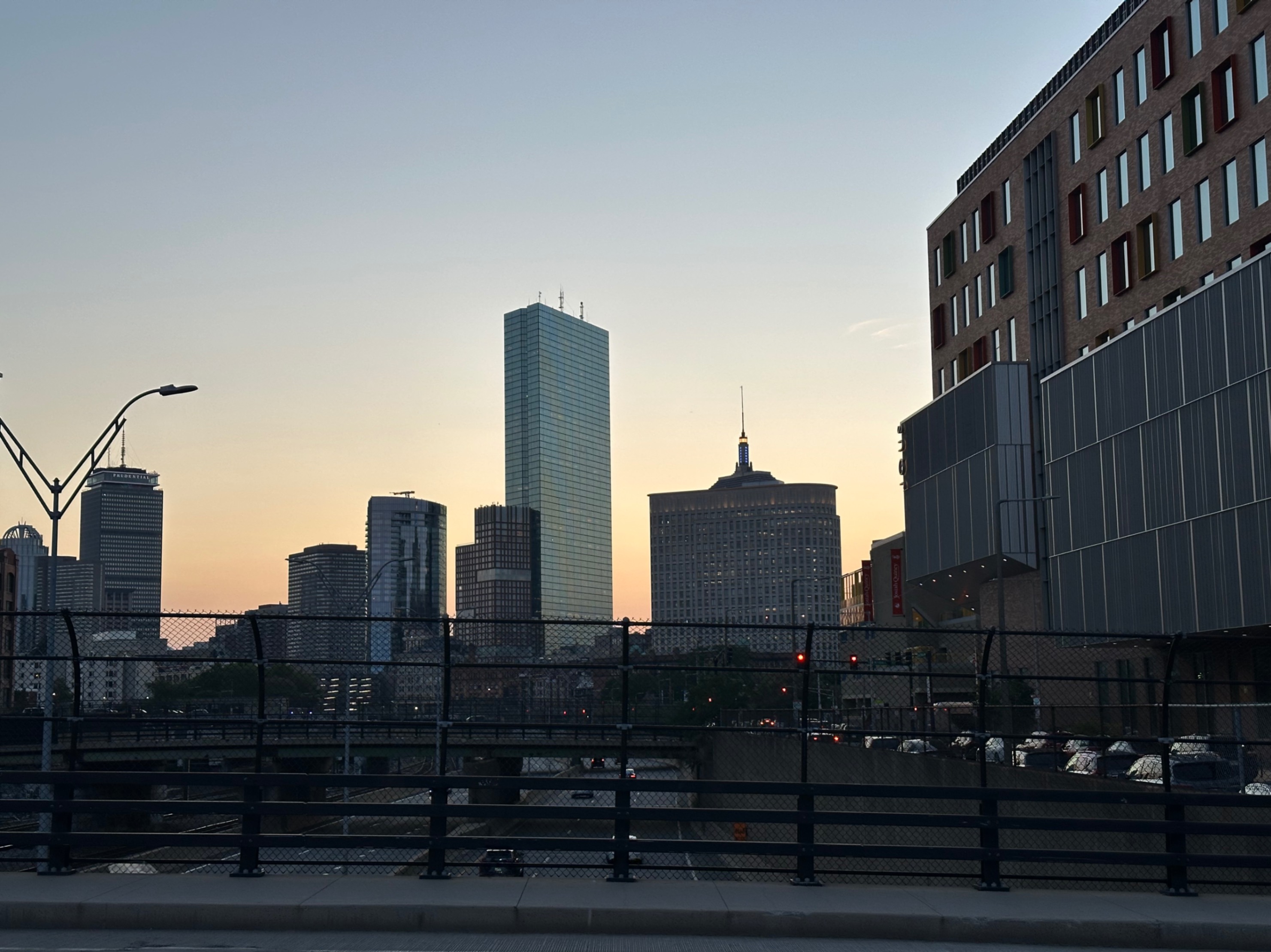 Sunset from Harrison Ave
