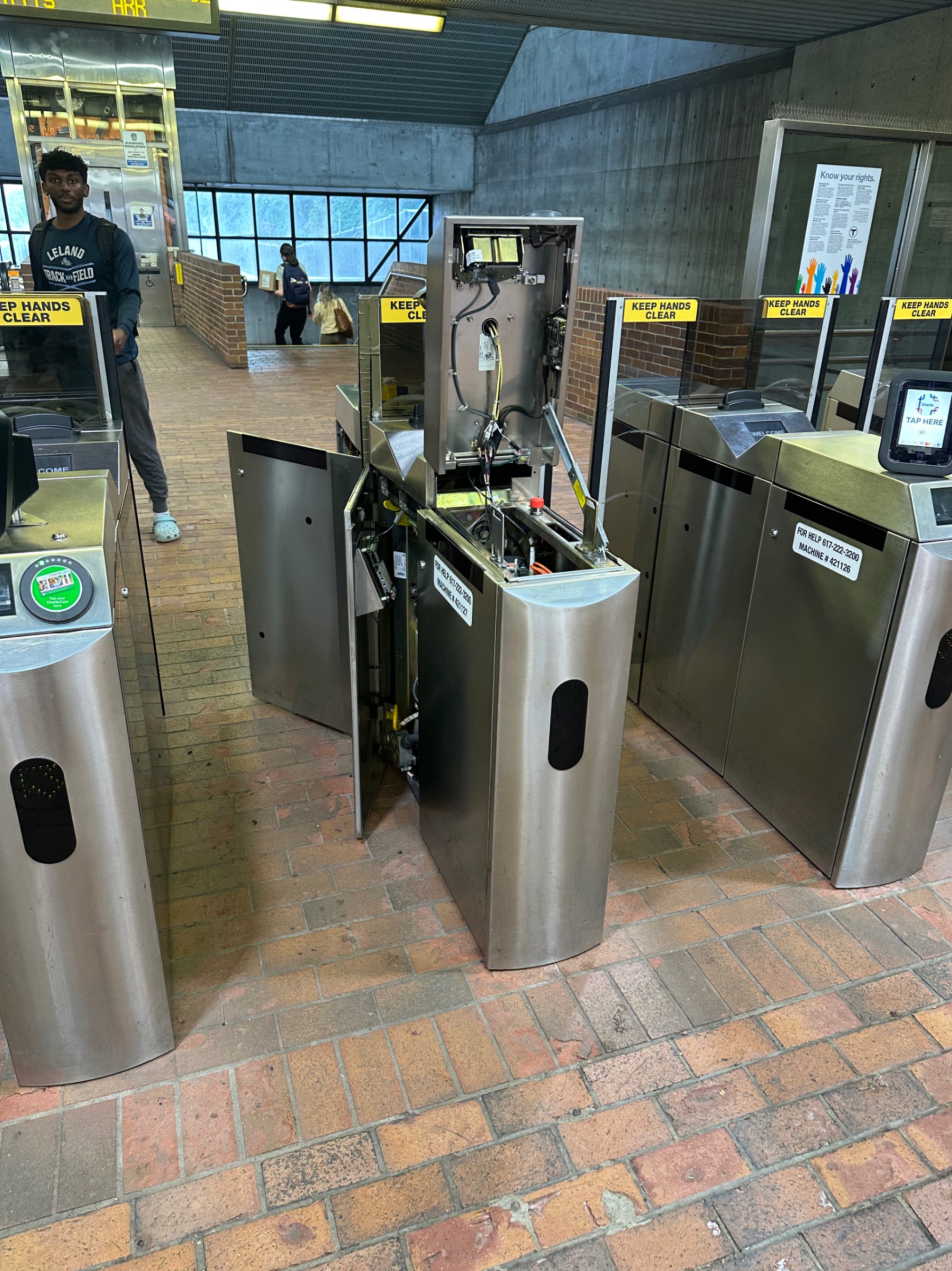 A very open fare gate