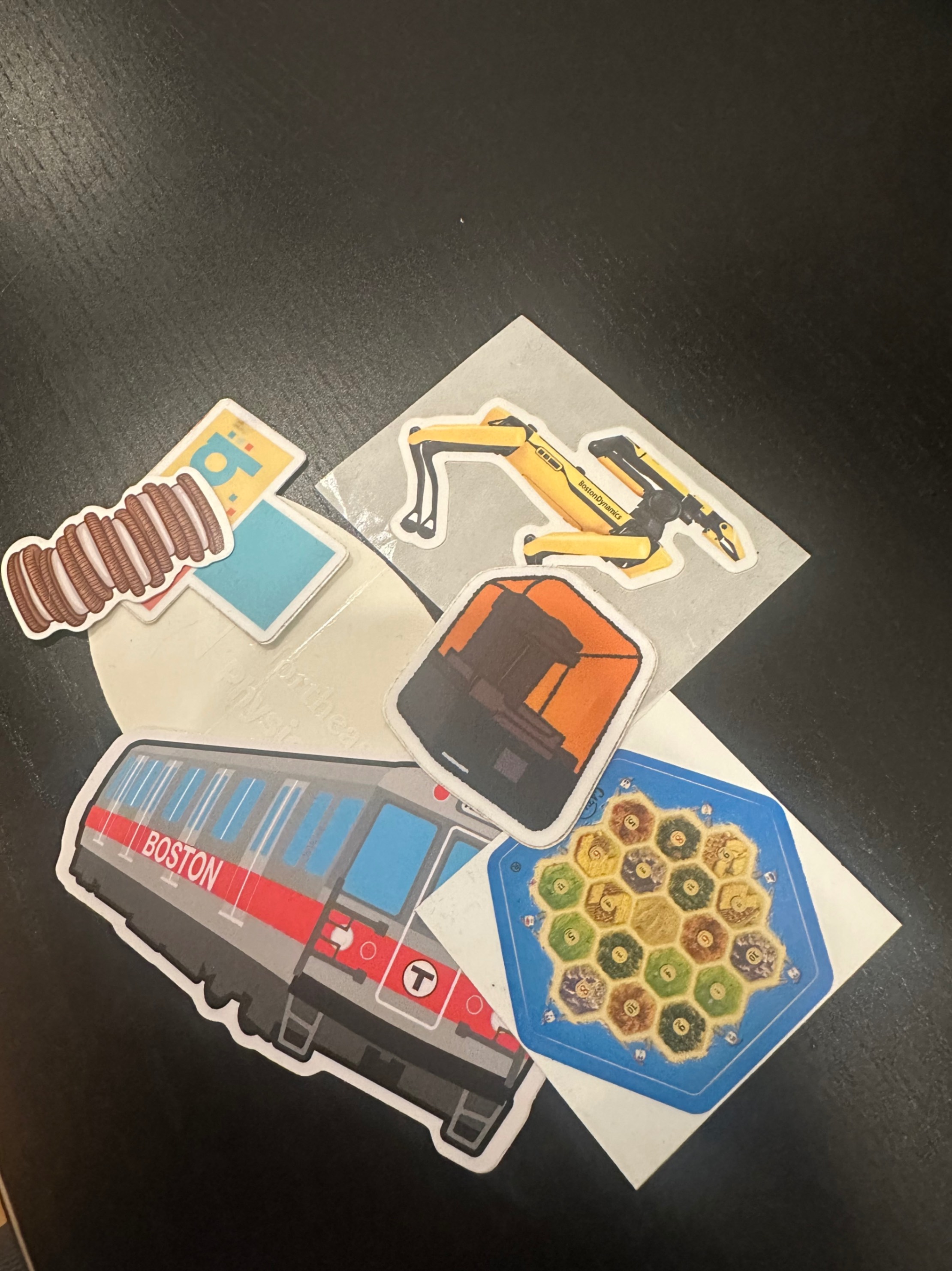 Contemplating stickers