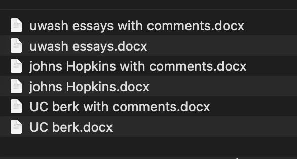 Editing spree